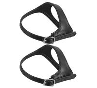 SHINEOFI Detachable High Heel Shoe Straps Elegant Black with Anti-slip Design Made of Pu Material Shoelace Accessories Versatile Use for Office and Formal Events for Busy Urban Women