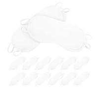 SHINEOFI Disposable Polyester 20pcs Eye Masks for Sleeping White Breathable Eye Covers, Lightweight and Lightproof, for Home Use, Office Workers and Students, for Napping and Rest
