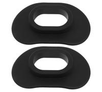 SHINEOFI Diving regulator lip guard 2pcs silicone mouthpiece lip protection portable design for swimming activities