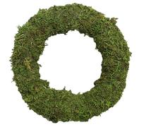 SHINEOFI DIY Christmas Moss Wreath 30cm Handmade Moss Ring for Garland Making, Green Artificial Plant Wreath Frame for Home Decoration and Seasonal Crafts