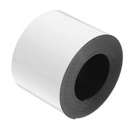 SHINEOFI DIY Magnetic Writable Erasable Name Tag Labels 50mm Wide White Multipurpose Magnetic Tape Roll for Whiteboards Lockers and Organization