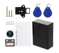 SHINEOFI DIY RFID Electronic Cabinet Lock Punch Sensor Lock for Drawer Cupboard Keyless Security with Induction Distance Safety and Valuables Protection No Battery Required