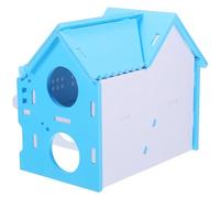 SHINEOFI Double Layer Hamster Hideout House for Hamsters and Rats, Multipurpose Pvc Pet Villa with Feature, Indoor Small Animal Cage Suitable for Cozy Play and Rest