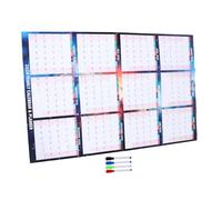 SHINEOFI Double Sided Erasable Wall Calendar Large Reusable Monthly Planner with Dry Erase Surface for Office Home Efficient Planning Minimalist Design