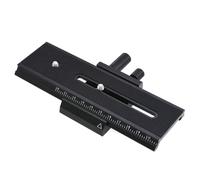 SHINEOFI Dslr Camera Mount Baseplate Rail Rod Support Black Alluminum Alloy | Guide Bracket, Macro Rail Rod Support for Gimbal, 2-5kg Max Bearing, Graduation Party Back to School Party