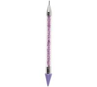 SHINEOFI Dual-ended Acrylic Rhinestone Picker Pen Nail Art Dotting Tool with Wax Heads for Professional Artists and Beginners Suitable