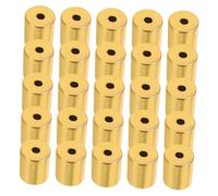 SHINEOFI Earring Backs Snug Fit Copper for Studs 50pcs with Cylindrical Shape, and Portable Design Golden Earring Retainers Suitable for Daily Wear and Outdoor Activities for Piercing