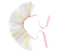 SHINEOFI Easter Dog Tutu Dress for Small Dogs, Rainbow Gauze Reusable Puppy Costume, Lightweight Mesh Pet Princess Skirt for Summer Parties and Festive Outfits