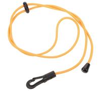SHINEOFI Elastic Kayak Paddle Safety Lanyard with Nylon Rope and Hooks, Portable Tie down Straps for Outdoor Kayaking and Canoeing, Sturdy Paddleboard Accessory in Orange