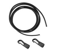 SHINEOFI Elastic Shock Cord Bungee Rope with Hooks 5m Kit, Heavy Duty Kayak and Tent Pole Tie-down Strap for Outdoor Camping, Surfing, and Boating