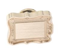 SHINEOFI Embossed Wax Seal Frame Stamp Head with Unique Irregular Border for Wedding Invitations and Scrapbook Crafts European Style Artistic Design for Cards and Envelopes