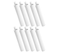 SHINEOFI Empty Aluminum Paint Tubes Portable Art Supply Tubes 10pcs Refillable Containers 60ml for Storing Oil Paints and Gouache for Traveling Artists and Craft Projects