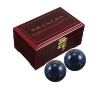 SHINEOFI Enamel Hand Massage Balls for Relaxation and Exercise, Lightweight Round Fitness Balls with Elegant Classical Design, for Office and On-the-go Hand Strengthening, Includes Present