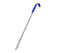 SHINEOFI Ergonomic and Blue Pvc Long Handle Shoe Horn Tool Made of Sturdy Stainless Steel for People with Back and Hip for Suitable the Elderly and Old People the Elderly and Old People