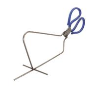 SHINEOFI Ergonomic Stainless Steel Ceramic Glazing Tongs for Precise Pottery Glaze Application Scratch-Protective Surface Multipurpose Clay Modeling Tool for Artists and Craftsmen