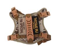 SHINEOFI Escape Small Cat Harness and Leash Adjustable Padded Vest with Metal D-ring for Secure Control Tactical Pet Walking Vest for Outdoor Safety