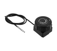 SHINEOFI Exercise Bike Resistance Knob Stationary Bike Resistance Knob Black Plastic Silent Operation 117.00x8.50x6.50cm Home Gym and Commercial Gyms