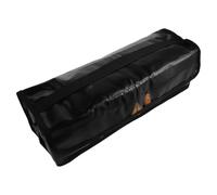 SHINEOFI Explosion-proof Fireproof Battery Storage Bag with Handle Black Pvc Safety Pouch for Lithium Batteries Heat-resistant and Electrical Accident Prevention and Outdoor Adventures