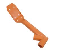 SHINEOFI Extendable Plastic Gutter Cleaning Tool with Quick Leaf Removal Function and Threaded Attachment, Fits Most Poles for Ground Cleaning and Home Roof Maintenance