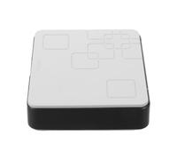SHINEOFI External Power Supply for Safe Keypad, 6v 4×aa Battery Holder round Dc Plug, White Plastic Case with Smooth Surface, Portable and Long-term Use, Suitable for Home and Hotel