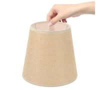 SHINEOFI Fabric Linen Lampshade E27 7.5 Inch Soft Light Diffusion for Desk Lamps and Bedroom Decoration