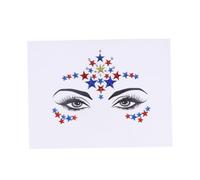 SHINEOFI Face Glitter Boys and Girls Stickers Rhinestone Gems Acrylic Sticker Diy Festival Party Decor