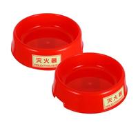 SHINEOFI Fire Extinguisher Stand Holder Extinguisher Holder Fluorescent Plastic Floor Stand Red Glow the Dark Public Places