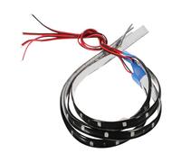 SHINEOFI Flexible 12V LED Strip Lights 4Pcs Pack Ice Blue, Waterproof Car Interior and Motorcycle Lighting Glue Material for Trucks, Boats, and Golf Carts