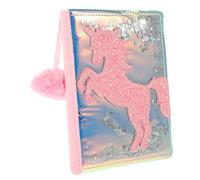 SHINEOFI Fluffy Notebook for Pink Plush Diary Book for Daily Use Cute Cartoon Scrapbook Journal for Writing Creative Ideas Travel Notes School Supplies