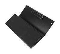 SHINEOFI Foldable Nursing Clipboard Trifold Structure Lightweight Waterproof Black Clipboard Folder Clinical Reference Sheet Holder for Nursing School Essentials Students and Nurses