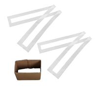 SHINEOFI Foldable Silicone Parking Line Stencil Set Spray Guide, 3pcs Reusable Template Kit for Asphalt and Concrete Pavement Marking in Parking Lots