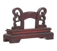 SHINEOFI Folding Fan Stand Display Base Wooden Hand Fan Holder Suitable for Desktop Exhibition and Home Décor