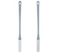 SHINEOFI Foot Scrubber and Hook Hole for Hanging for Feet and Toes with Dense Bristles 2 Pcs Silicone Toe Cleaning Brushes for Elderly, for Shower and Daily Hygiene