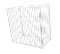SHINEOFI Freezer Storage Basket Freezer Rack Freeze Organize Basket Metal White