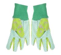 SHINEOFI Garden Gloves Thick Polyester Protective Work Gloves for Boys and Non-slip Breathable for Weeding Planting and Outdoor Activities