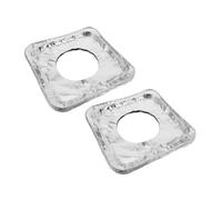SHINEOFI Gas Stove Burner Covers Adjustable Size 100pcs Aluminum Foil Lightweight and Stove Eye Covers Disposable Oil-proof Protectors for Kitchen Gas Burners