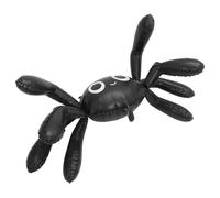 SHINEOFI Giant Halloween Spider Balloon Large Black Foil Inflatable Decoration for Spooky Party Supplies Photogenic Haunted House Festival Decor