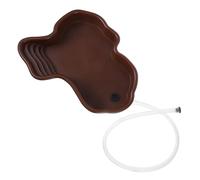 SHINEOFI Giant Turtle Bathtub for Pool Tortoise Soaking Tub Basking Platform Reptile Ramp for Tank Turtle Bathing Pool Ramp Water Basin Accessory