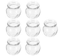 SHINEOFI Glass Cupping Set, Unique Appearance Design and Easy to Use 7pcs Strong Adsorption Round Suction Cups for Home Cupping Therapy for Body Parts in Family Wellness