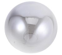 SHINEOFI Glass Lamp Shade E27 Screw High Borosilicate Glass Globe Lampshade 150mm Round Sphere with 42mm Aperture Smoke Grey for Ceiling Pendant Lighting Replacement