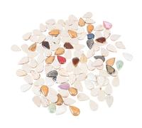 SHINEOFI Glass Pieces Ceramic Tiles Mixed Color for Tiny Stained Mosaic Crafting Flowerpots Home Decoration Small Petal