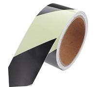 SHINEOFI Glow Dark Fluorescent Tape Luminous Guiding Tape for Directions Indication High Adhesion PVC Floor Marking Strip for Stairs Warehouses Offices Hospitals and Safety Navigation