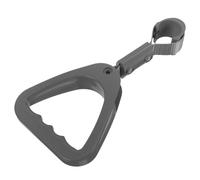 SHINEOFI Gray Triangle Handle for Bus and Subway Hand Rings, Plastic Sturdy Hand Strap for Vehicle and Car Door Assistance, Convenient Hanging Grip for Public Transport and Fitness Use