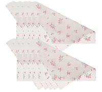 SHINEOFI Greaseproof Baking Paper 50 Sheets Non-Stick Patterned Parchment for Food Wrapping Pastries Bread and Vegetable Use