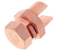 SHINEOFI Ground Clamp Split Connector for Bonding and Grounding Applications High Strength Ground Rod Clamp for Direct Burial Wiring Compact for Easy Use