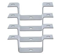 SHINEOFI Grounding Copper Busbar Bracket Support Stainless Steel 4pcs and Corrosion Resistant Hardware for Industrial Electrical Installation