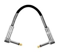 SHINEOFI Guitar Cord Metal Patch Cable and Featuring a Pvc Material Reliable Noise Reduction Design 6.35mm a Stylish Appearance Music Devices