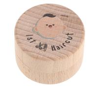 SHINEOFI Hair Keepsake Box Wooden Teeth Storage Case for First Tooth and Haircut Memory Holder for Home