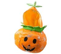 SHINEOFI Halloween Pumpkin Pet Costume for Dogs and Cats, Orange Polyester Party Outfit Reusable Material and Skin-friendly Design, for Dog Parties and Going
