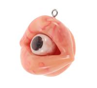 SHINEOFI Halloween Resin Eyeball and Tooth Pendant Charms Lightweight DIY Jewelry Making Accessories for Earrings Bracelets Necklaces Creative Halloween Element Design and Skin Safe Resin